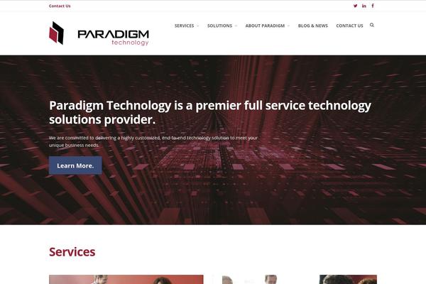 Fortune theme site design template sample