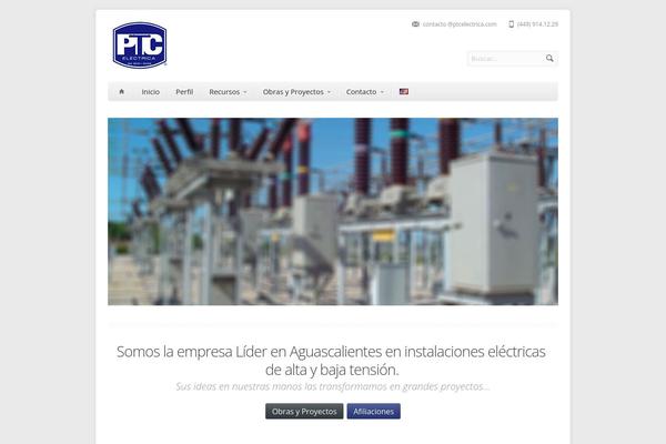 Aqua theme site design template sample
