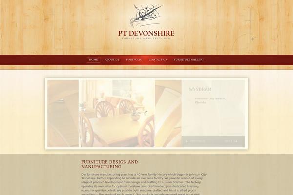 Empire theme site design template sample