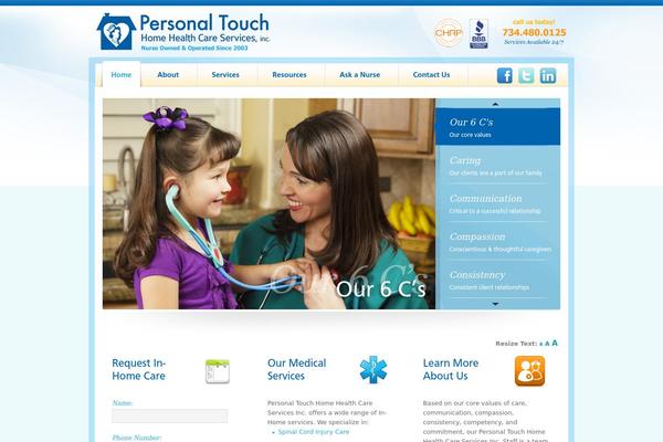 Medica theme site design template sample