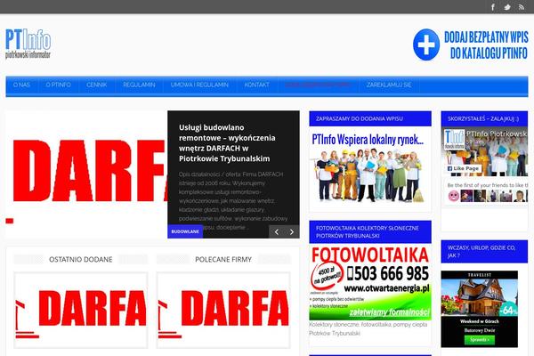 Site using WordPress Thumbnail Slider plugin