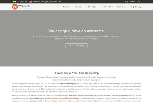 ptiwebtech.com site used Ptiwebtech