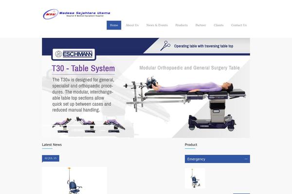 MediCenter theme site design template sample