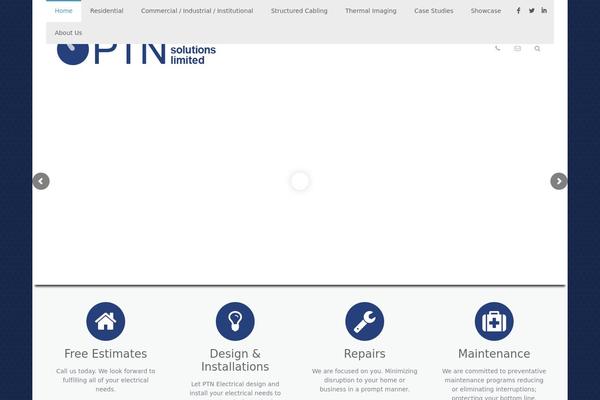 Falco theme site design template sample