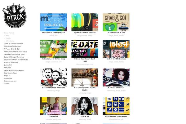 Artiste theme site design template sample