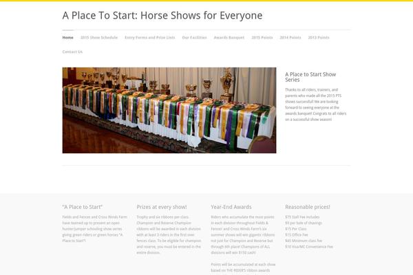 Clarity theme site design template sample