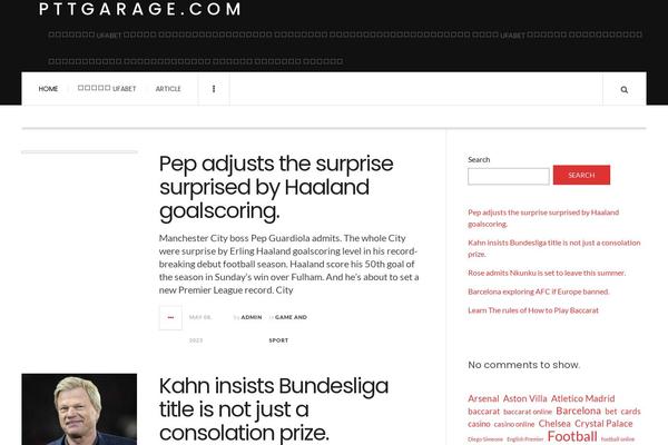 JustWrite theme site design template sample