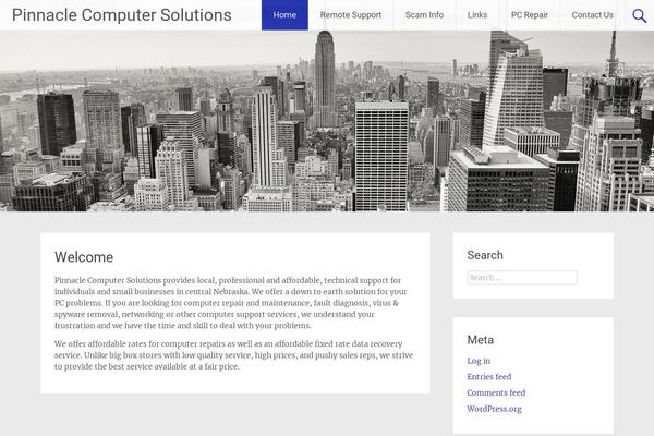 Radiate theme site design template sample