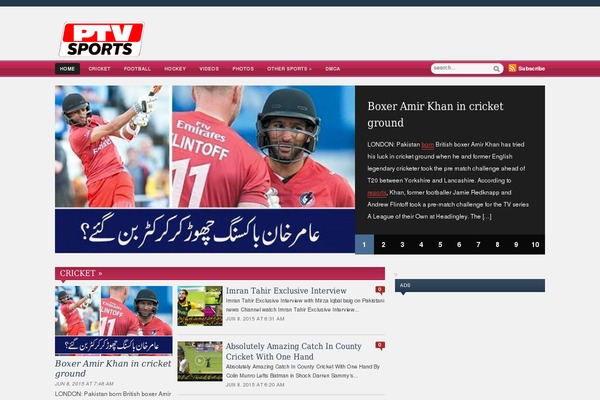 Magazin theme site design template sample