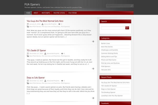 puaopeners.ca site used Red Modern