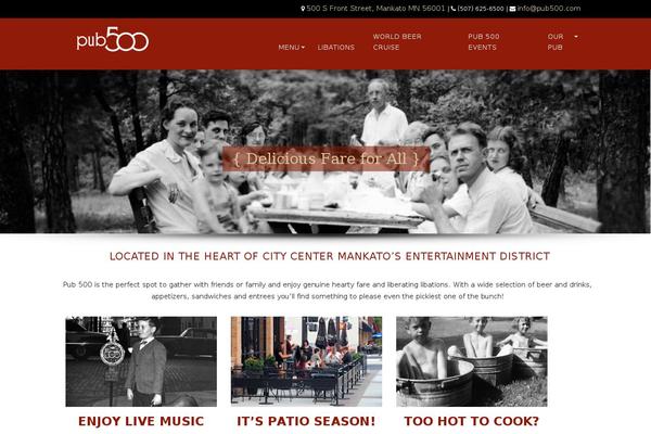 Chicagorestaurant-child theme site design template sample