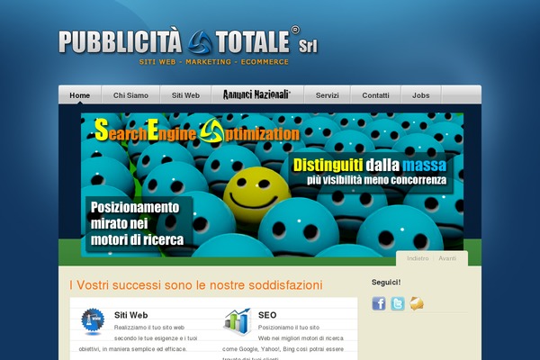 Sealight theme site design template sample