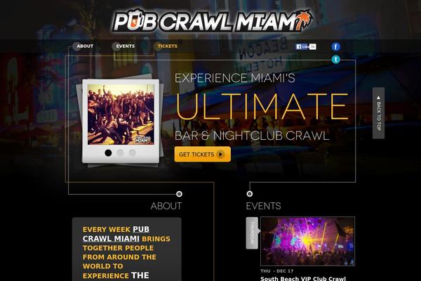 pubcrawl-miami.com site used Pubcrawlsny