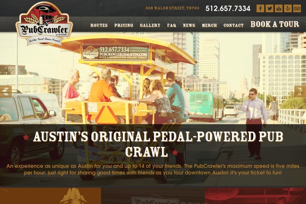 pubcrawlerofaustin.com site used Gondola-wp