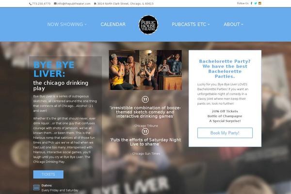 Divi Child theme site design template sample