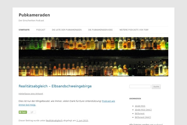 Site using Podlove Web Player plugin