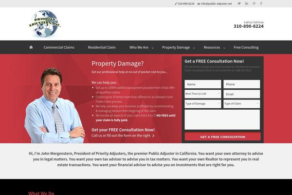 Public theme site design template sample