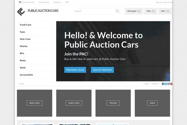 At theme site design template sample