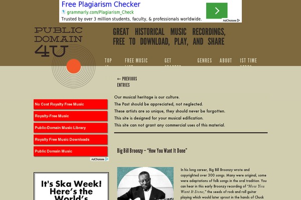 Site using Post Content Shortcodes plugin
