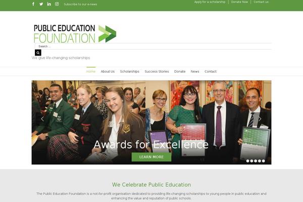 publiceducationfoundation.org.au site used Pef