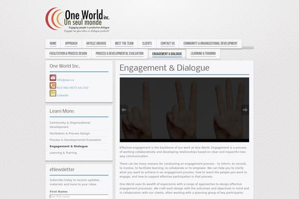 Balance theme site design template sample