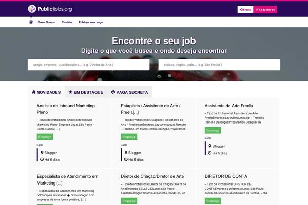 ClassiPress theme site design template sample
