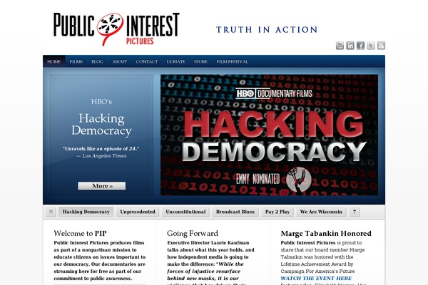 WhiteHouse Pro theme site design template sample