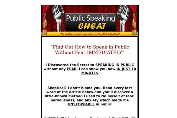 publicspeakingcheat.com site used FlexSqueeze