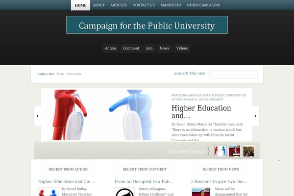 eNews theme site design template sample