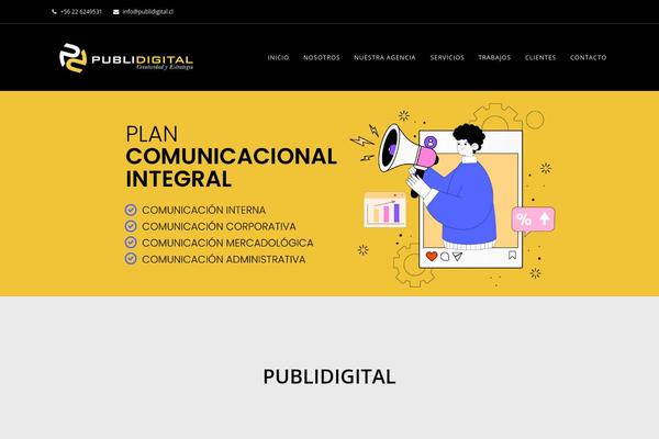 Total theme site design template sample