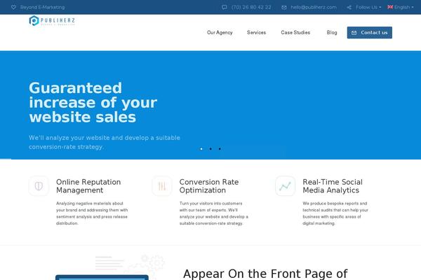 SEOWP theme site design template sample
