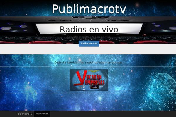 publimacrotv.com site used Publimacrotv