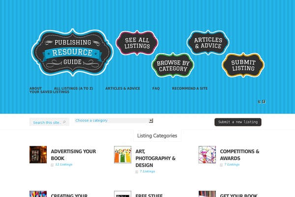 eList theme site design template sample