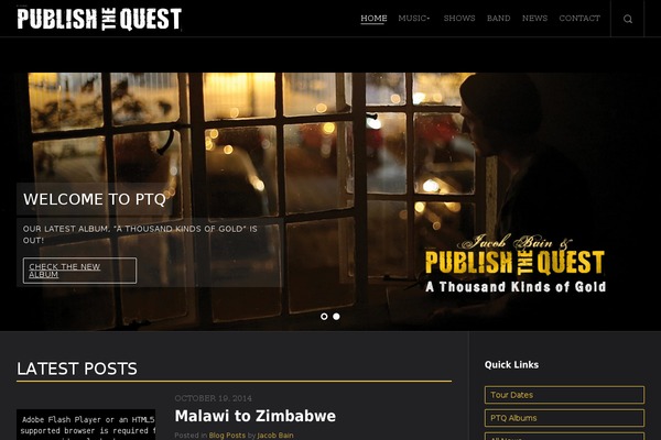 publishthequest.com site used Trio
