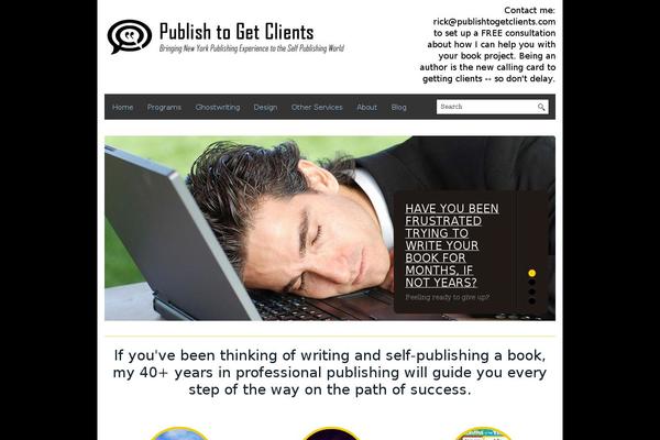 Blackbird theme site design template sample