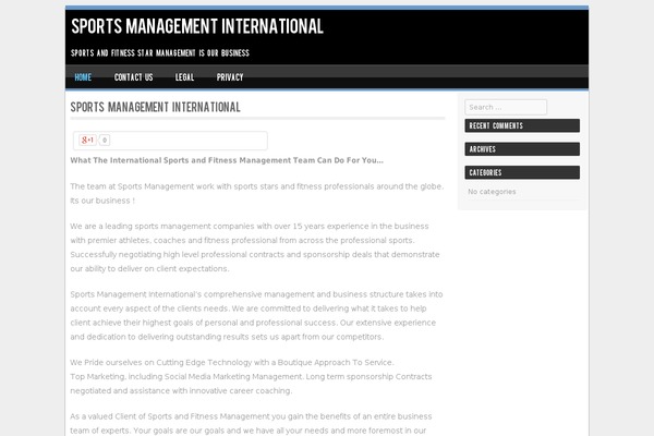 SPORTY theme site design template sample