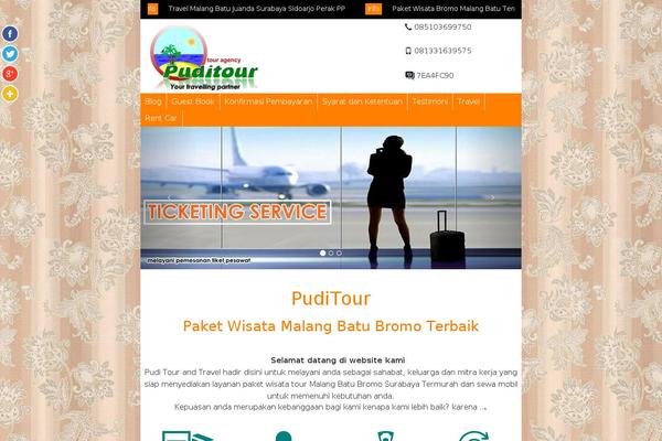 puditour.com site used Wp-wisata