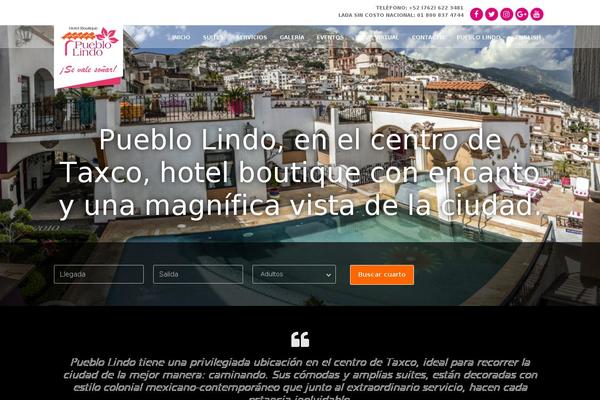Mykonos theme site design template sample