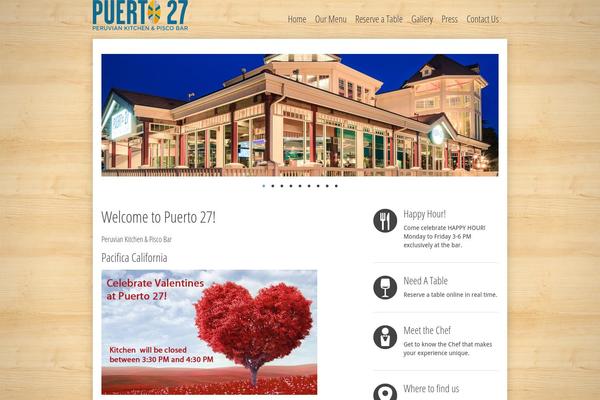 Tasty theme site design template sample