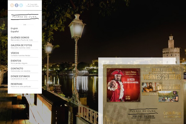 Flashlight theme site design template sample