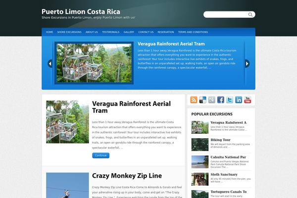 Calypso theme site design template sample