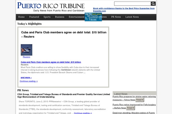 Site using Lets-live-blog plugin