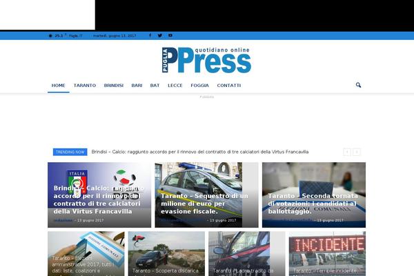 GrandNews theme site design template sample
