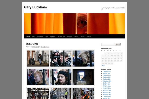 Twenty Ten theme site design template sample