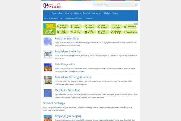 Flatsimplebingit theme site design template sample