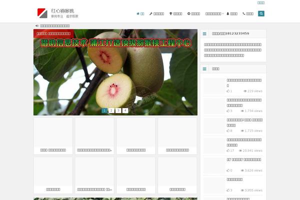 Begin theme site design template sample
