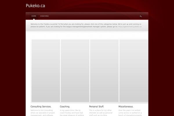 Awake theme site design template sample