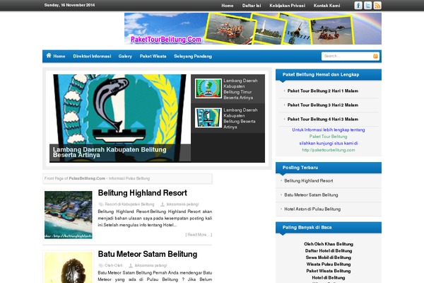 Elegantrush theme site design template sample
