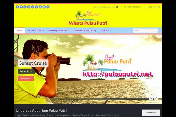 Tetap Semangat theme site design template sample