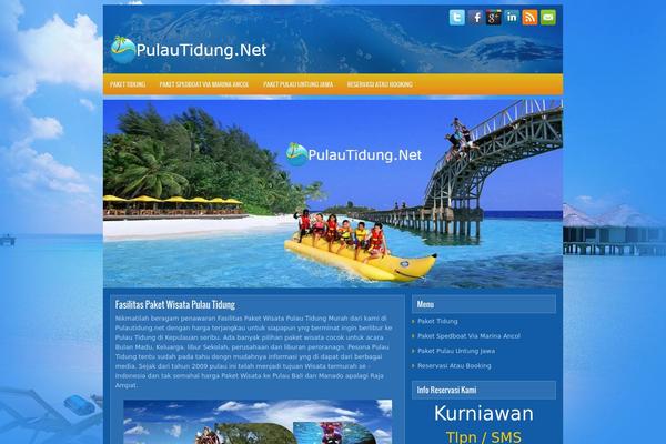 Selfie theme site design template sample